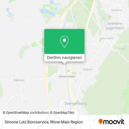 Simone Lutz Büroservice Karte