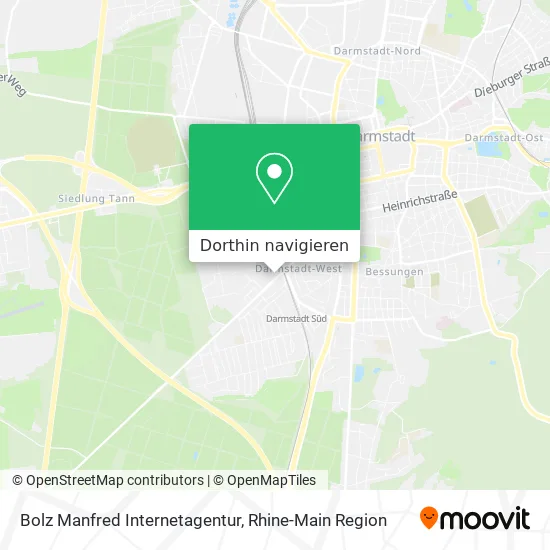 Bolz Manfred Internetagentur Karte