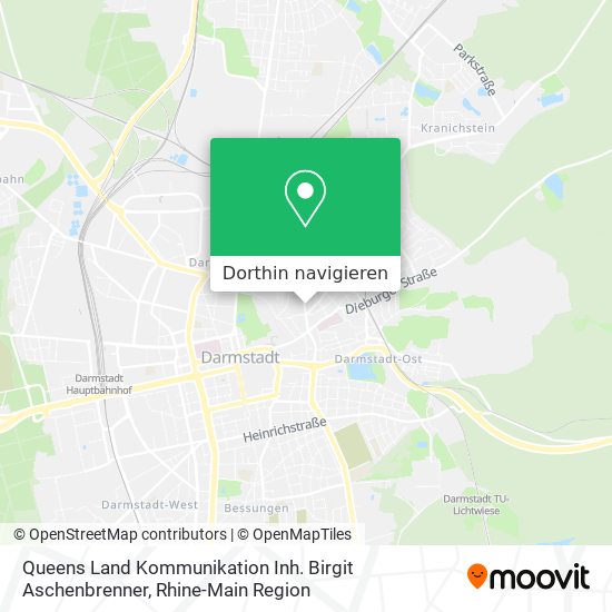 Queens Land Kommunikation Inh. Birgit Aschenbrenner Karte