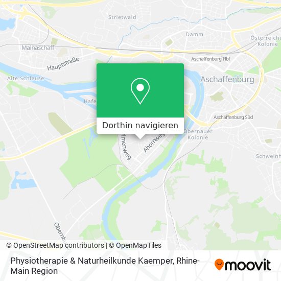 Physiotherapie & Naturheilkunde Kaemper Karte