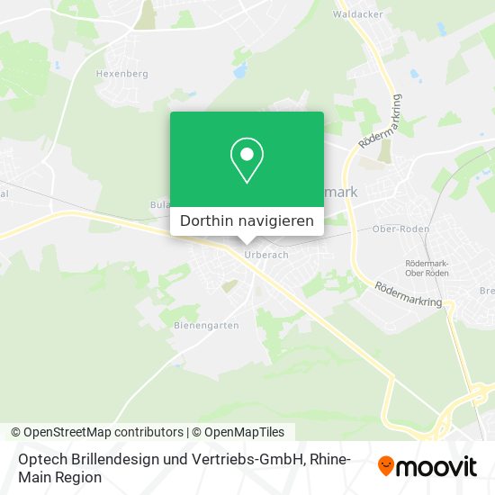 Optech Brillendesign und Vertriebs-GmbH Karte