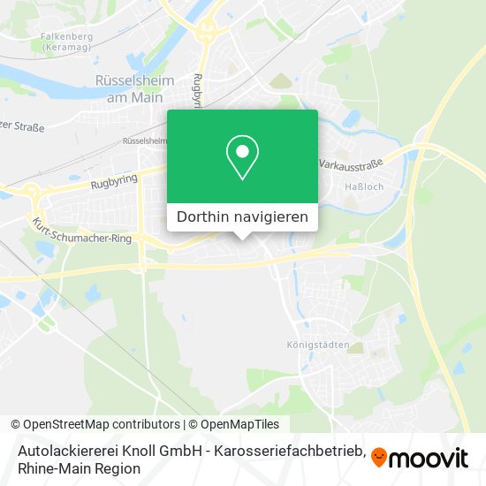 Autolackiererei Knoll GmbH - Karosseriefachbetrieb Karte