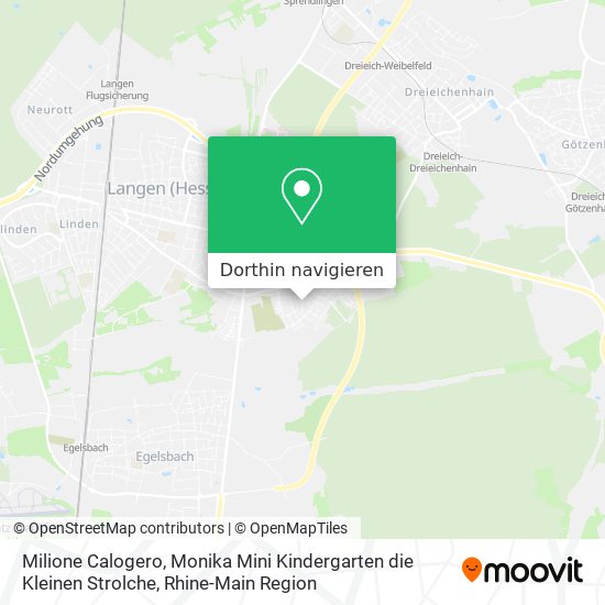 Milione Calogero, Monika Mini Kindergarten die Kleinen Strolche Karte