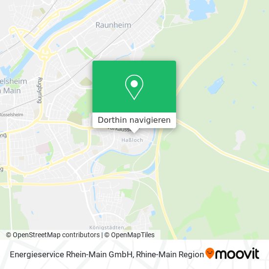 Energieservice Rhein-Main GmbH Karte