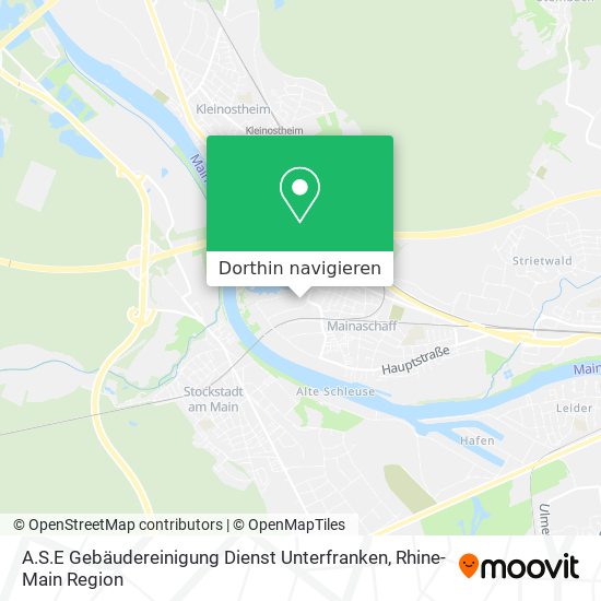 A.S.E Gebäudereinigung Dienst Unterfranken Karte