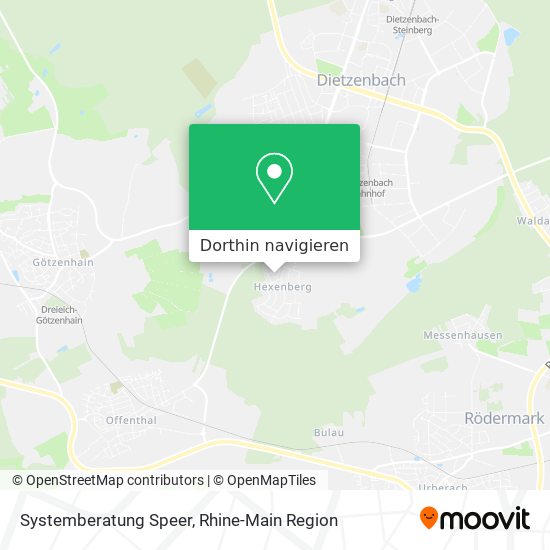 Systemberatung Speer Karte