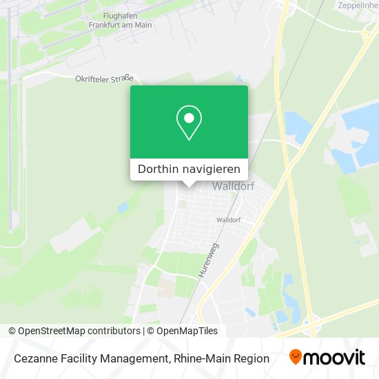Cezanne Facility Management Karte