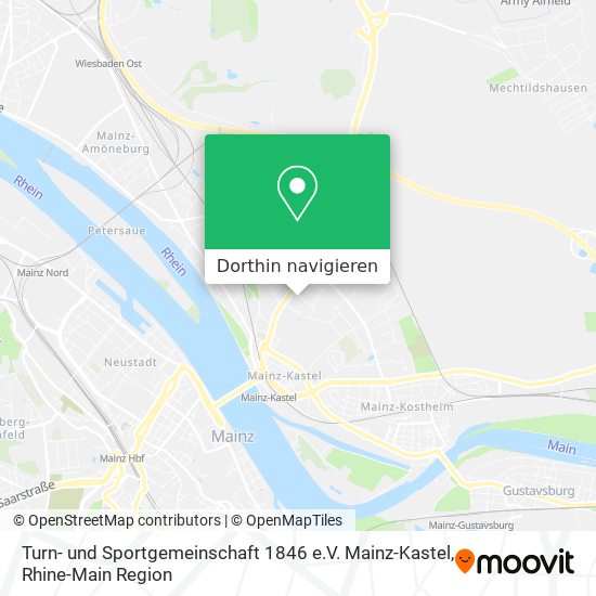 Turn- und Sportgemeinschaft 1846 e.V. Mainz-Kastel Karte