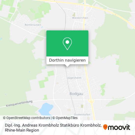 Dipl.-Ing. Andreas Krombholz Statikbüro Krombholz Karte