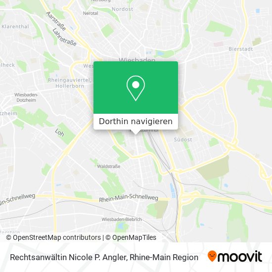 Rechtsanwältin Nicole P. Angler Karte