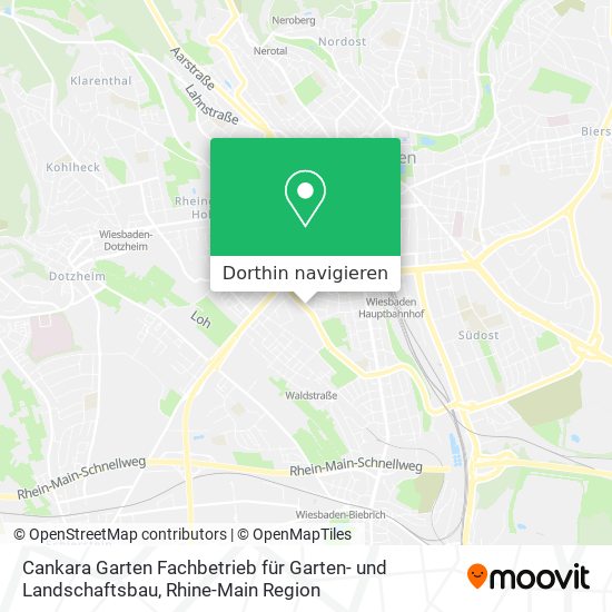 Cankara Garten Fachbetrieb für Garten- und Landschaftsbau Karte