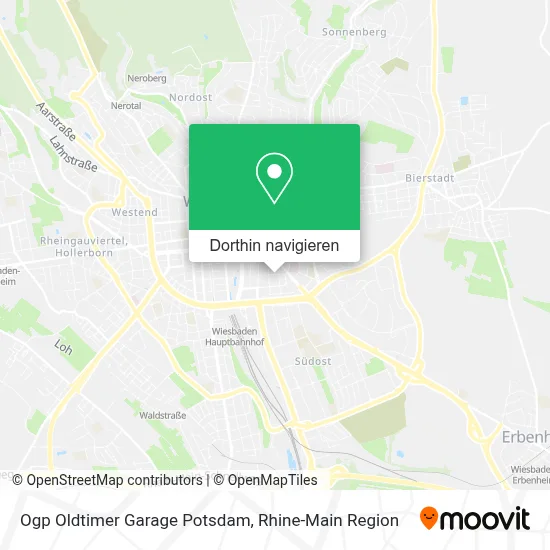 Ogp Oldtimer Garage Potsdam Karte