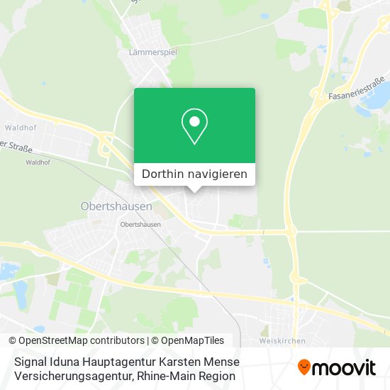 Signal Iduna Hauptagentur Karsten Mense Versicherungsagentur Karte