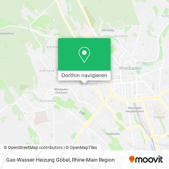 Gas-Wasser-Heizung Göbel Karte