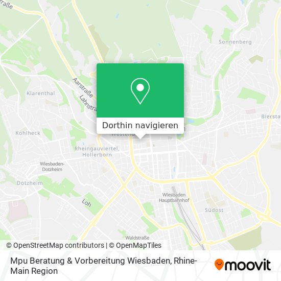 Mpu Beratung & Vorbereitung Wiesbaden Karte