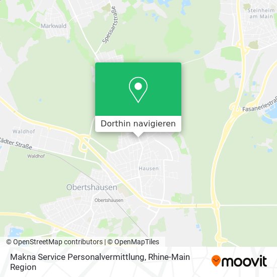 Makna Service Personalvermittlung Karte