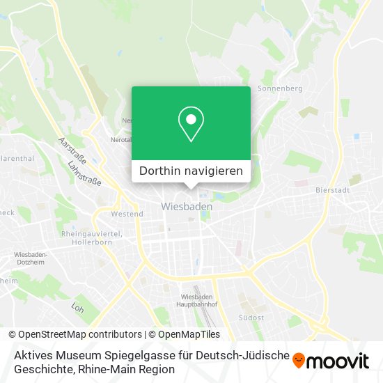 Aktives Museum Spiegelgasse für Deutsch-Jüdische Geschichte Karte