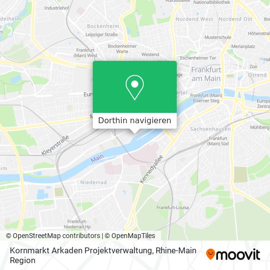 Kornmarkt Arkaden Projektverwaltung Karte