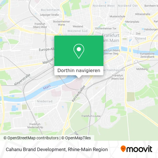 Cahanu Brand Development Karte