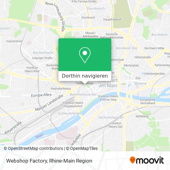 Webshop Factory Karte