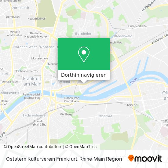 Oststern Kulturverein Frankfurt Karte