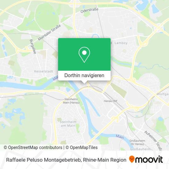 Raffaele Peluso Montagebetrieb Karte