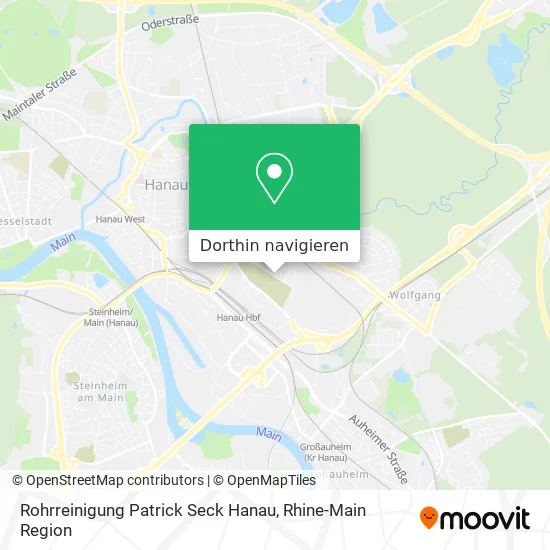 Rohrreinigung Patrick Seck Hanau Karte