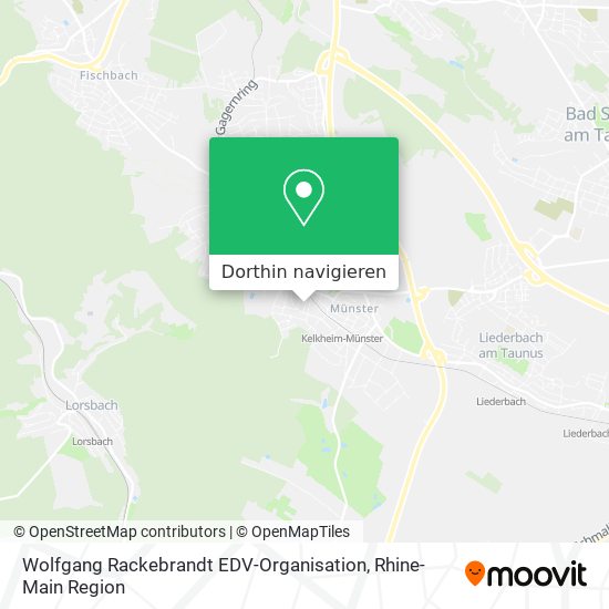 Wolfgang Rackebrandt EDV-Organisation Karte