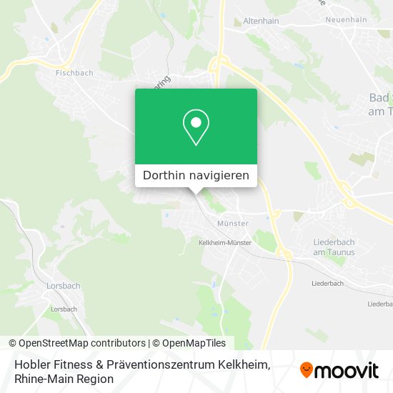 Hobler Fitness & Präventionszentrum Kelkheim Karte