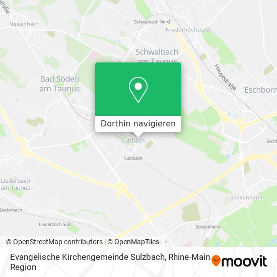 Evangelische Kirchengemeinde Sulzbach Karte