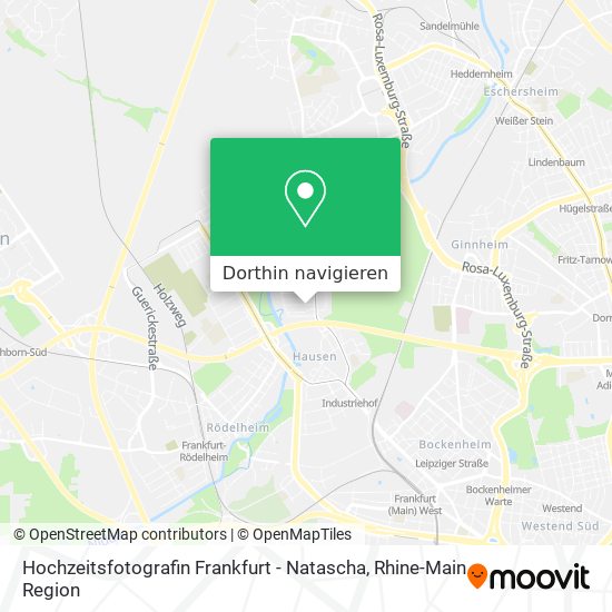 Hochzeitsfotografin Frankfurt - Natascha Karte