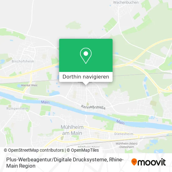 Plus-Werbeagentur / Digitale Drucksysteme Karte