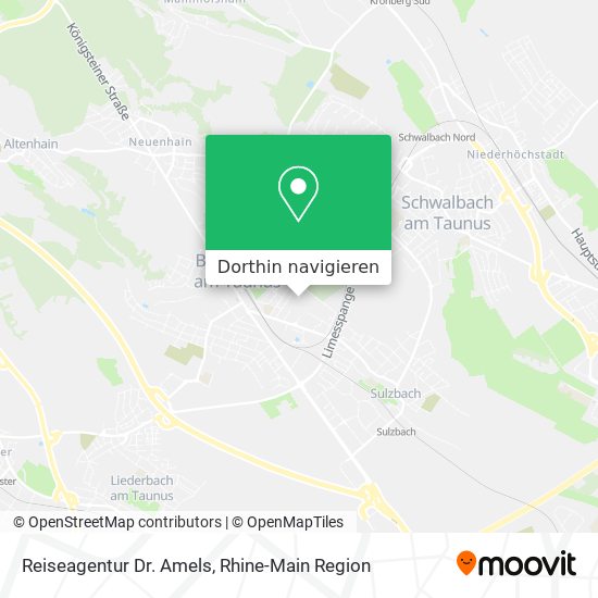 Reiseagentur Dr. Amels Karte