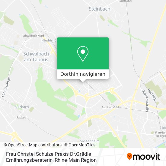 Frau Christel Schulze Praxis Dr.Grädle Ernährungsberaterin Karte