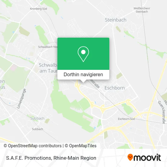 S.A.F.E. Promotions Karte