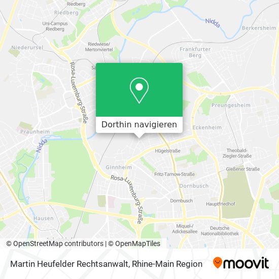 Martin Heufelder Rechtsanwalt Karte