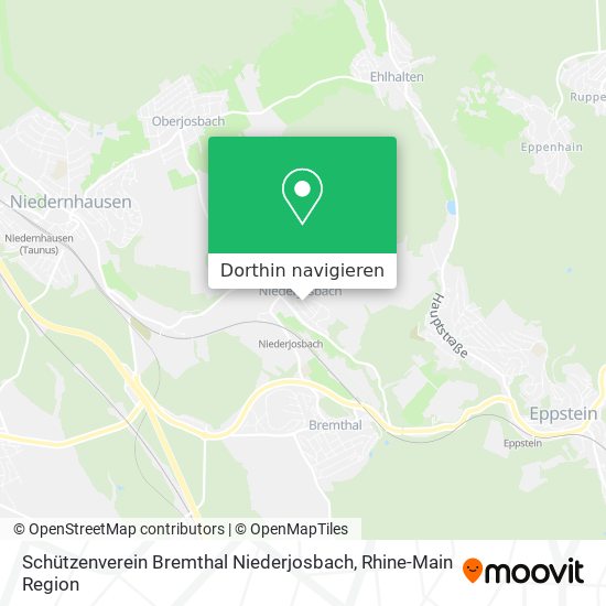 Schützenverein Bremthal Niederjosbach Karte