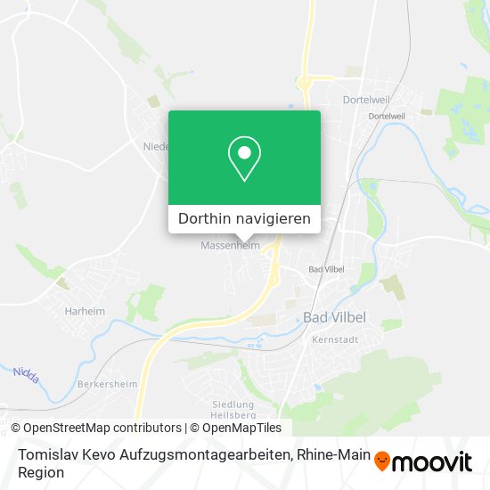 Tomislav Kevo Aufzugsmontagearbeiten Karte