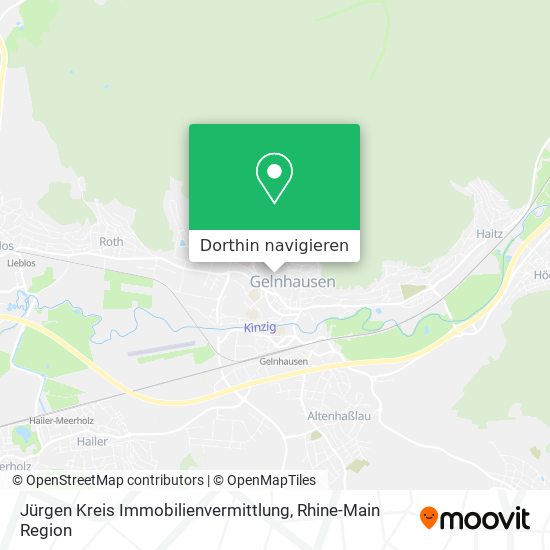 Jürgen Kreis Immobilienvermittlung Karte