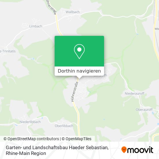 Garten- und Landschaftsbau Haeder Sebastian Karte