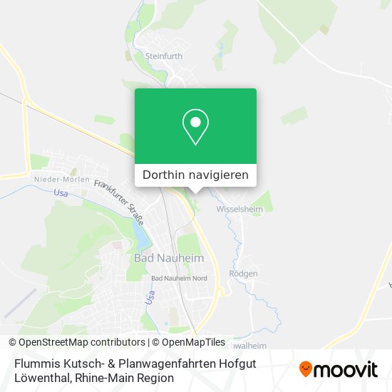 Flummis Kutsch- & Planwagenfahrten Hofgut Löwenthal Karte