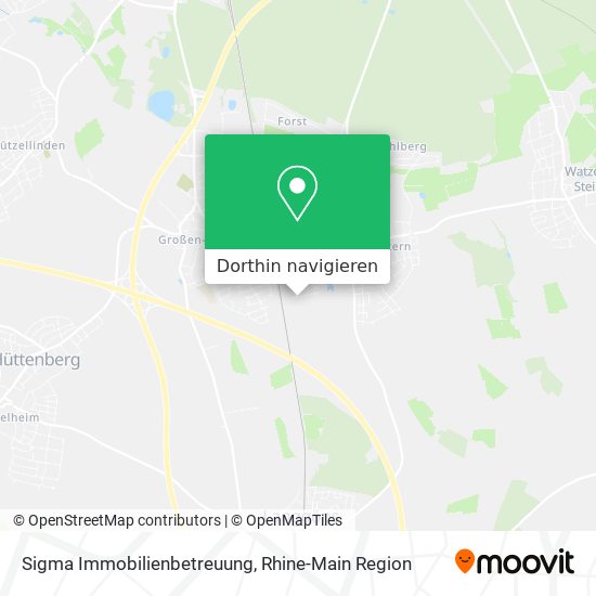 Sigma Immobilienbetreuung Karte