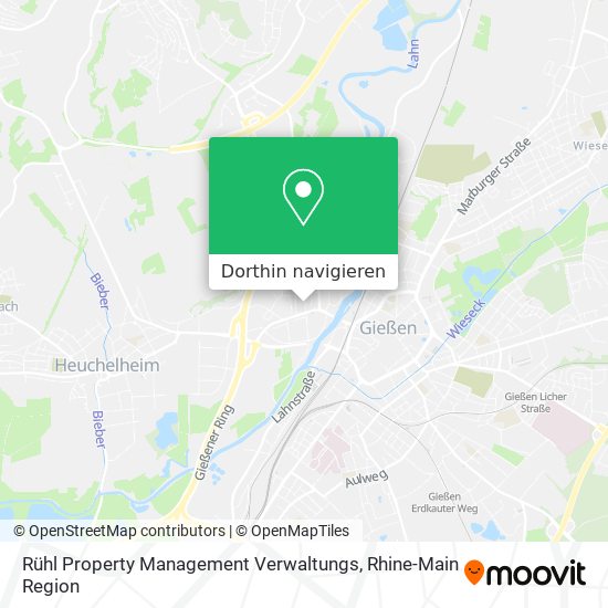 Rühl Property Management Verwaltungs Karte