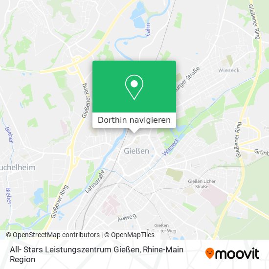 All- Stars Leistungszentrum Gießen Karte
