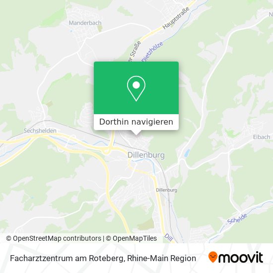 Facharztzentrum am Roteberg Karte