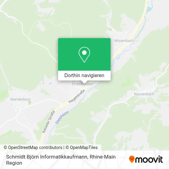 Schmidt Björn Informatikkaufmann Karte