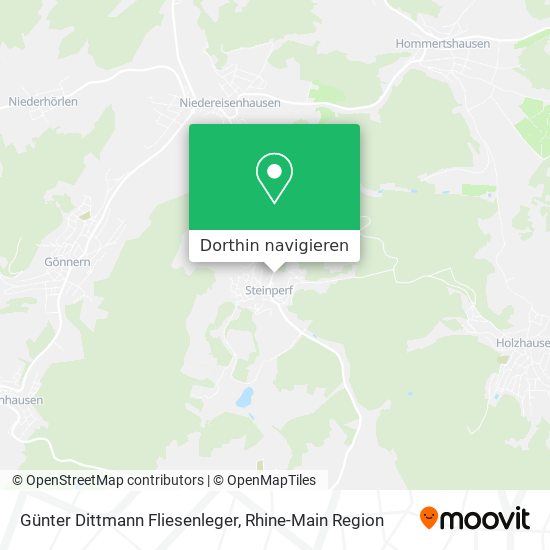 Günter Dittmann Fliesenleger Karte
