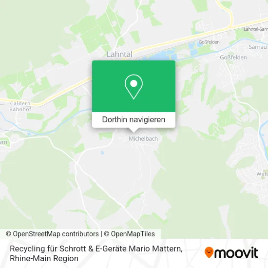 Recycling für Schrott & E-Geräte Mario Mattern Karte