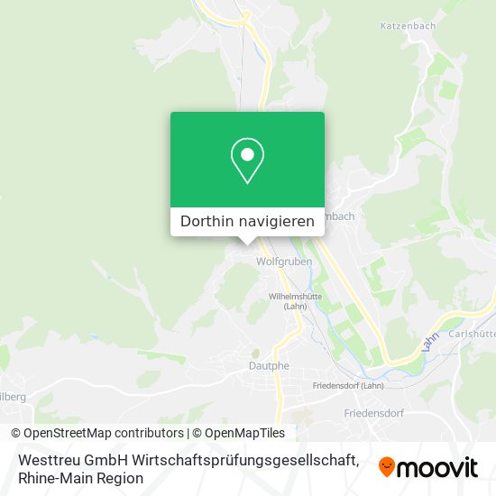 Westtreu GmbH Wirtschaftsprüfungsgesellschaft Karte