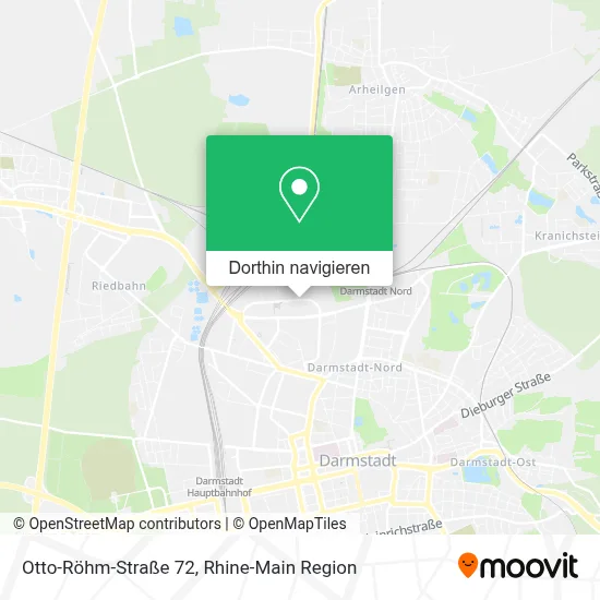 Otto-Röhm-Straße 72 Karte